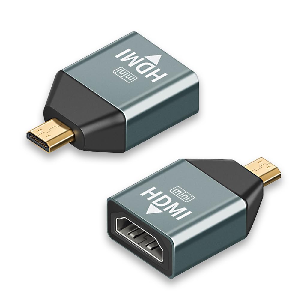 Verilux HDMI Adapter, Micro HDMI to HDMI Converter, 4K@60Hz HDR 3D Dolby, 18Gbps Male to Female Adapter for Nikon Zfc/Raspberry Pi 4/Sony A6000/GoPro Hero and Other Action Camera Verilux HDMI Adapter, Micro HDMI to HDMI Converter, 4K@60Hz HDR 3D Dolby, 18Gbps Male to Female Adapter for Nikon Zfc/Raspberry Pi 4/Sony A6000/GoPro Hero and Other Action Camera